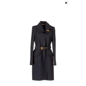 Authentic Gucci Coat, with belt. Size 40. Knee length.